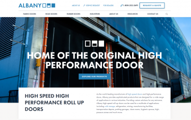Albany Doors website