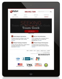 Responsive on Tablet