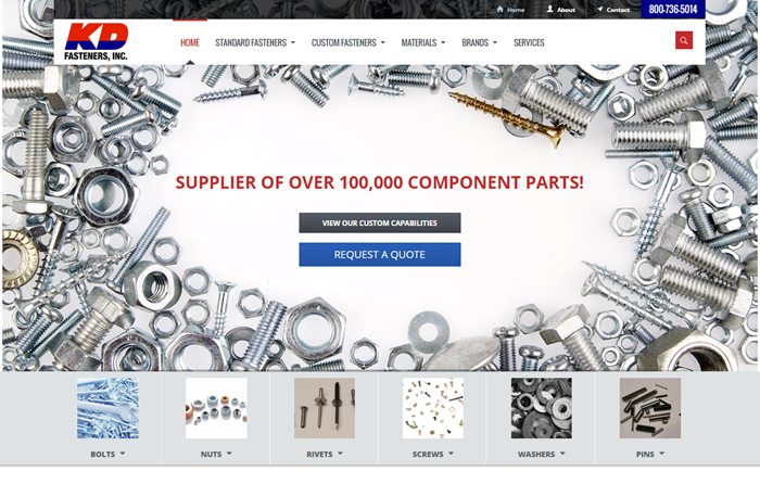 KD Fasteners - After Redesign