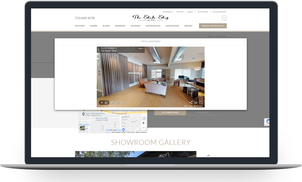 virtual showroom tour