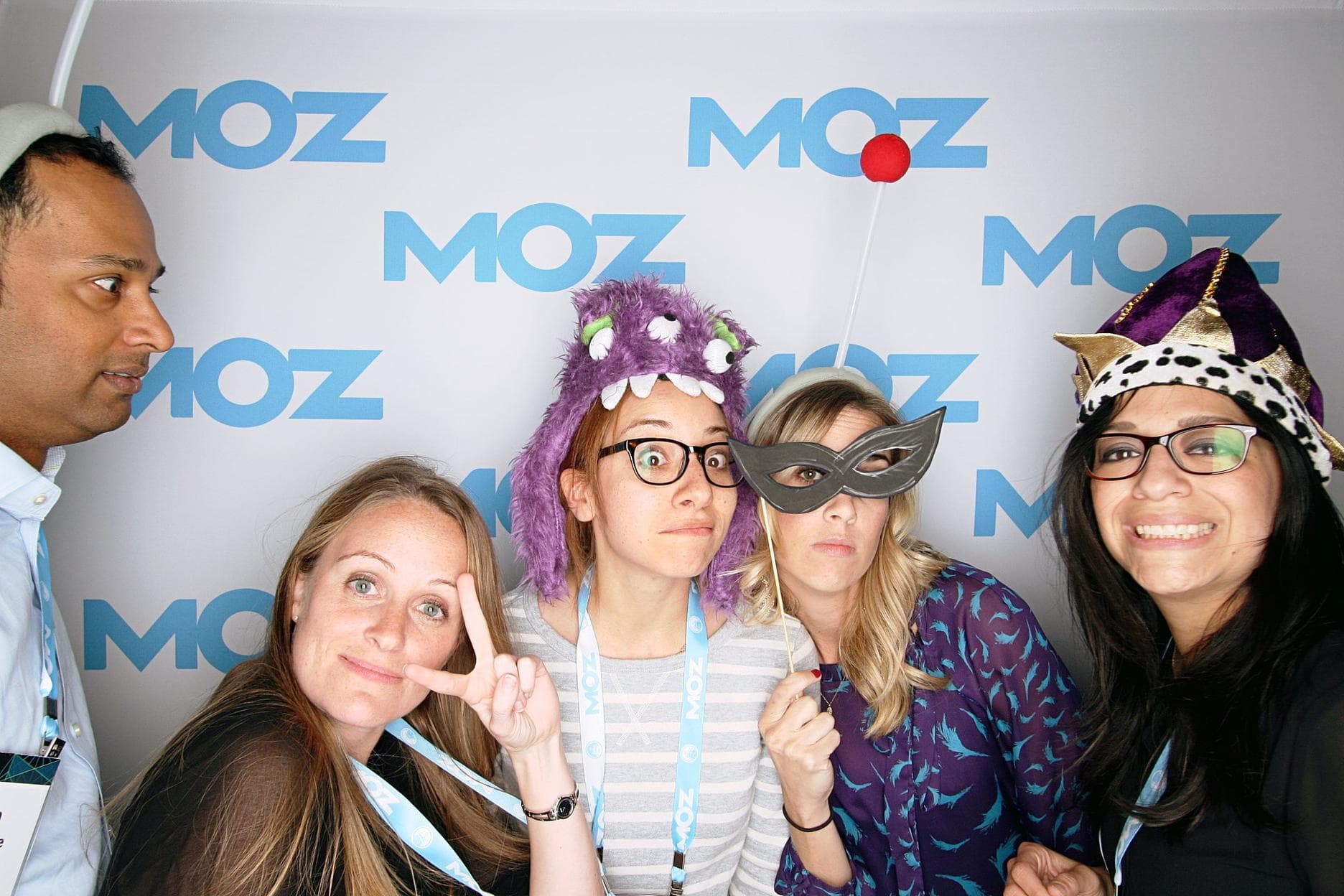 TopSpot Team Members in Moz Photobooth TopSpot Team